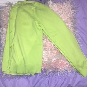 Lands end button up Sweater